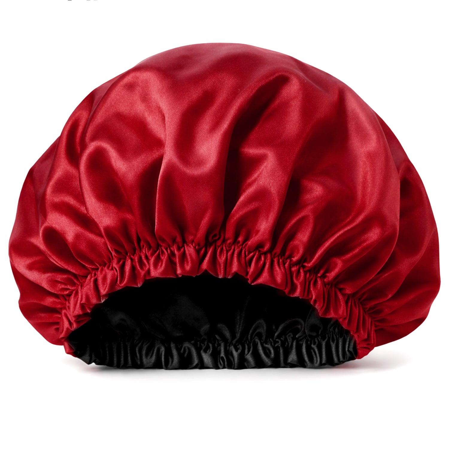 Hair Bonnet, Double Layer Satin Design, Anti-Frizz Sleeping Cap, Clean Care