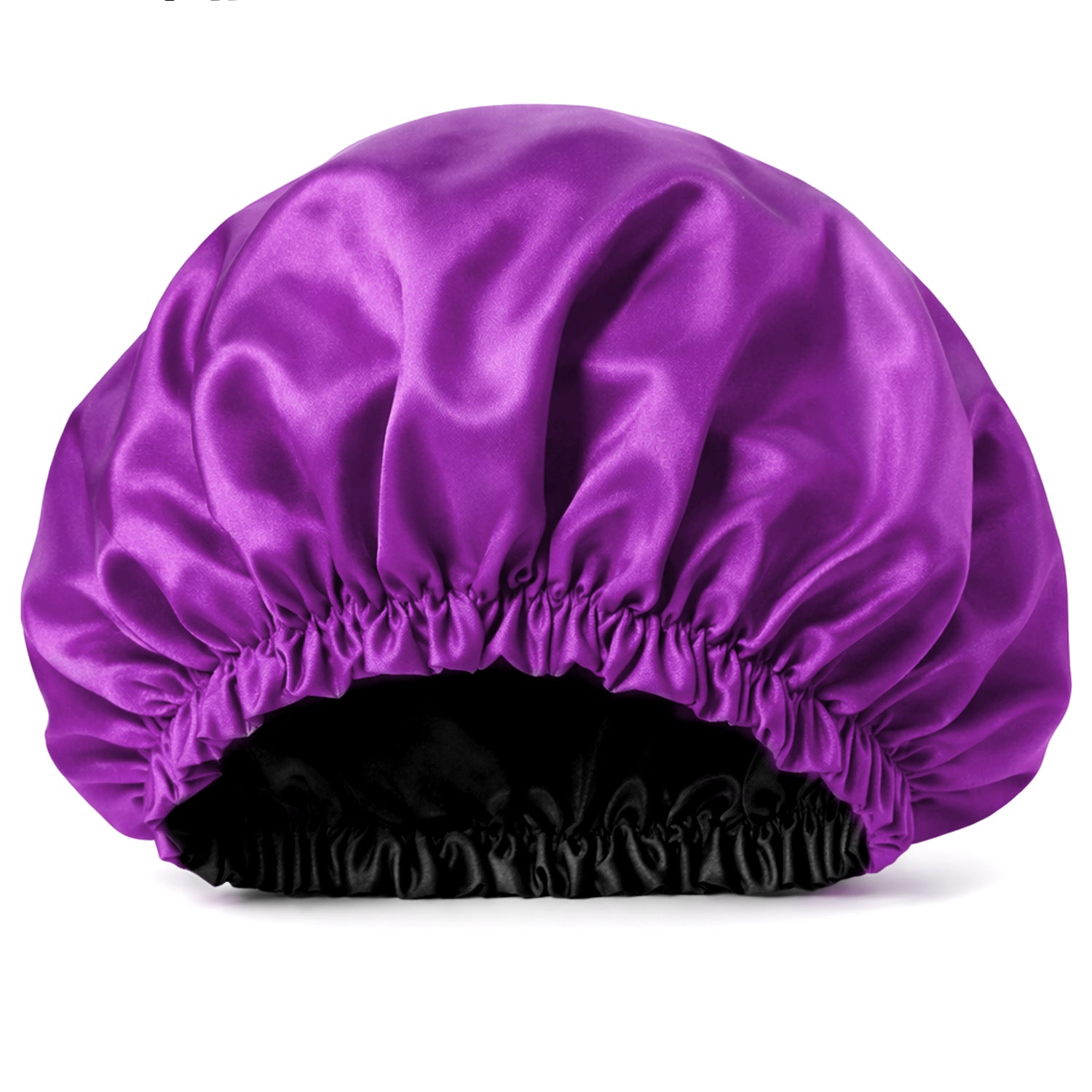 Hair Bonnet, Double Layer Satin Design, Anti-Frizz Sleeping Cap, Clean Care