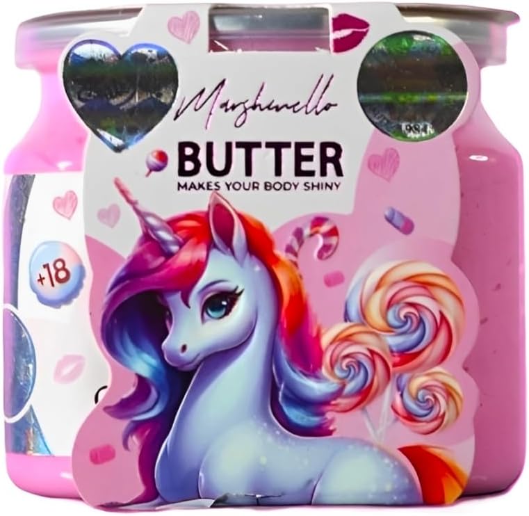 Body Butter Cream, Marshmelo Butter, Makes Your Body Shiny, Deep Lightening