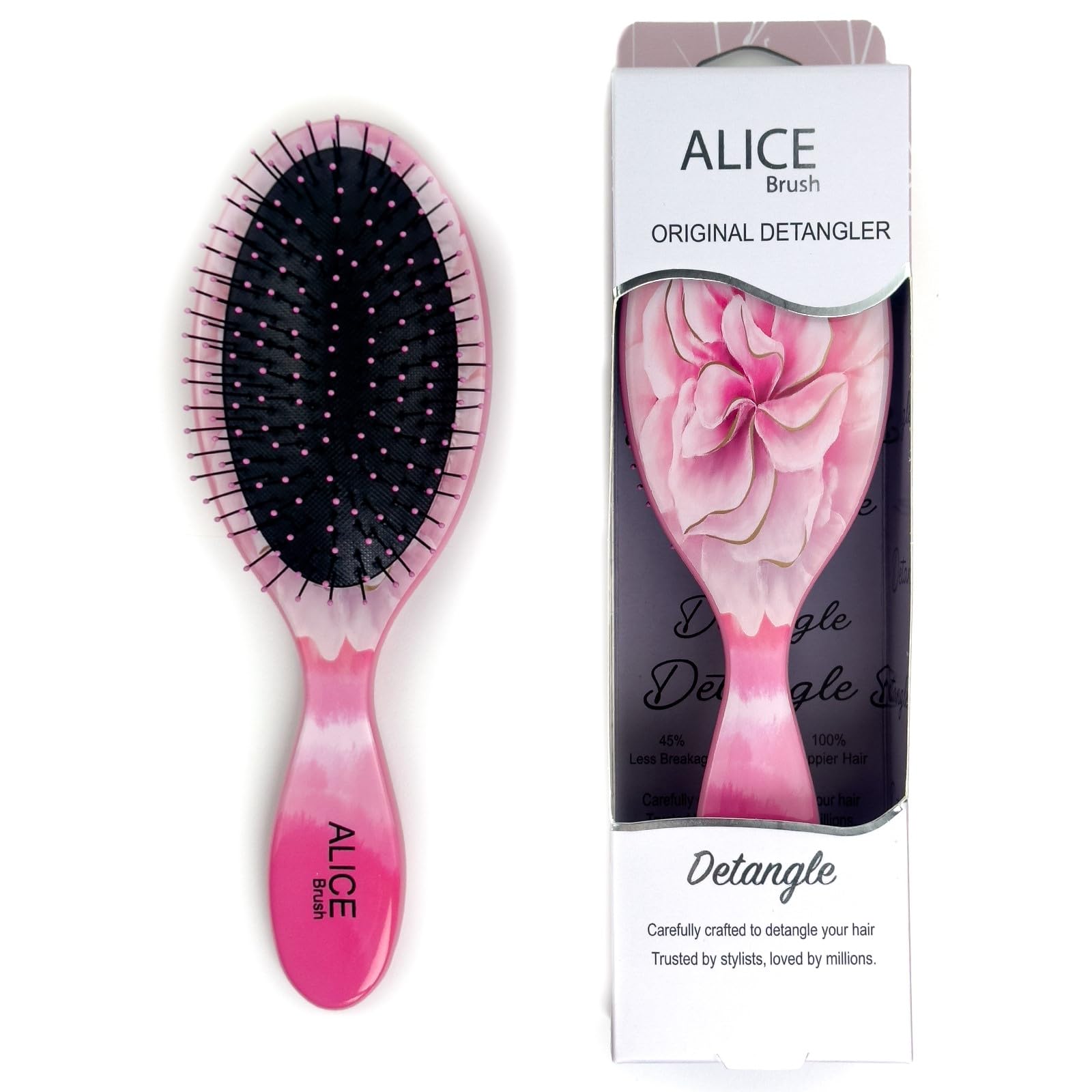 Detangling Hair Brush, Detangling Brush With Soft Bristles for Everyday Use