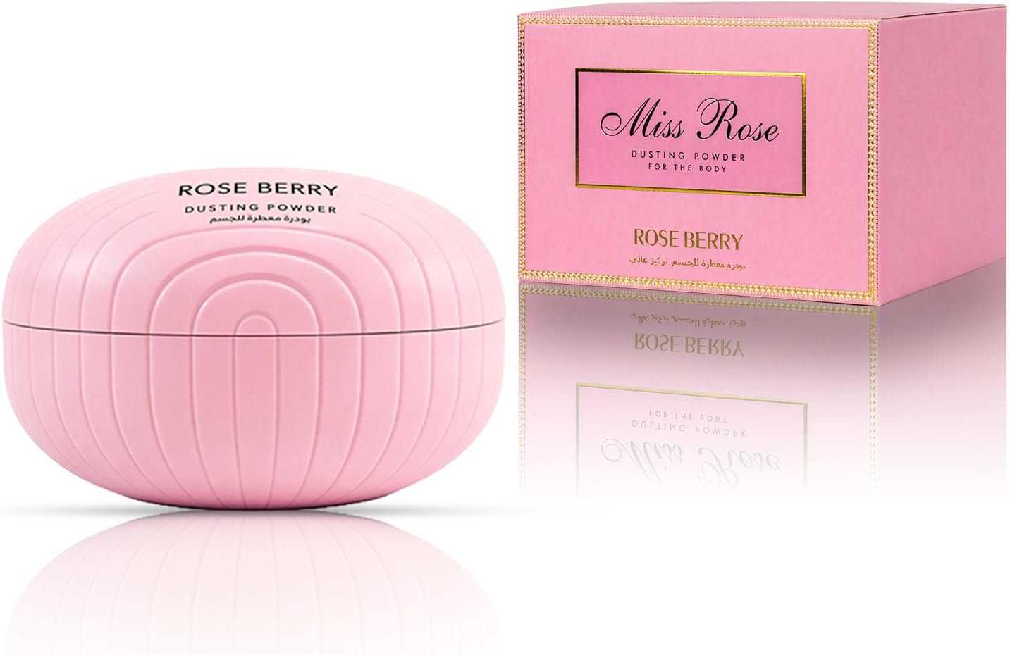 Body Powder, Dusting Powder With Puff for the Body, Powder, Model RB-DP0939