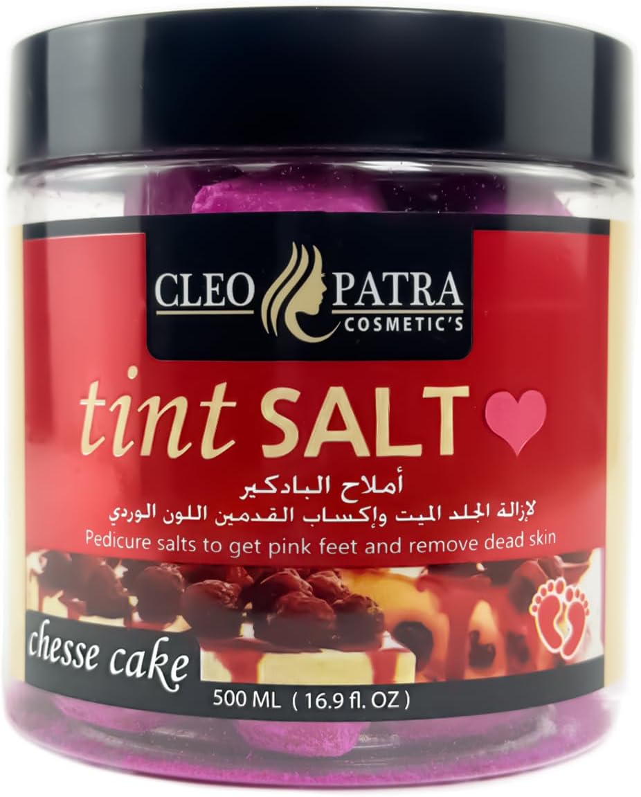 Exfoliating Salt, Tint Salt, Pedicure, To Get Pink Feet & Remove, Clean Kit