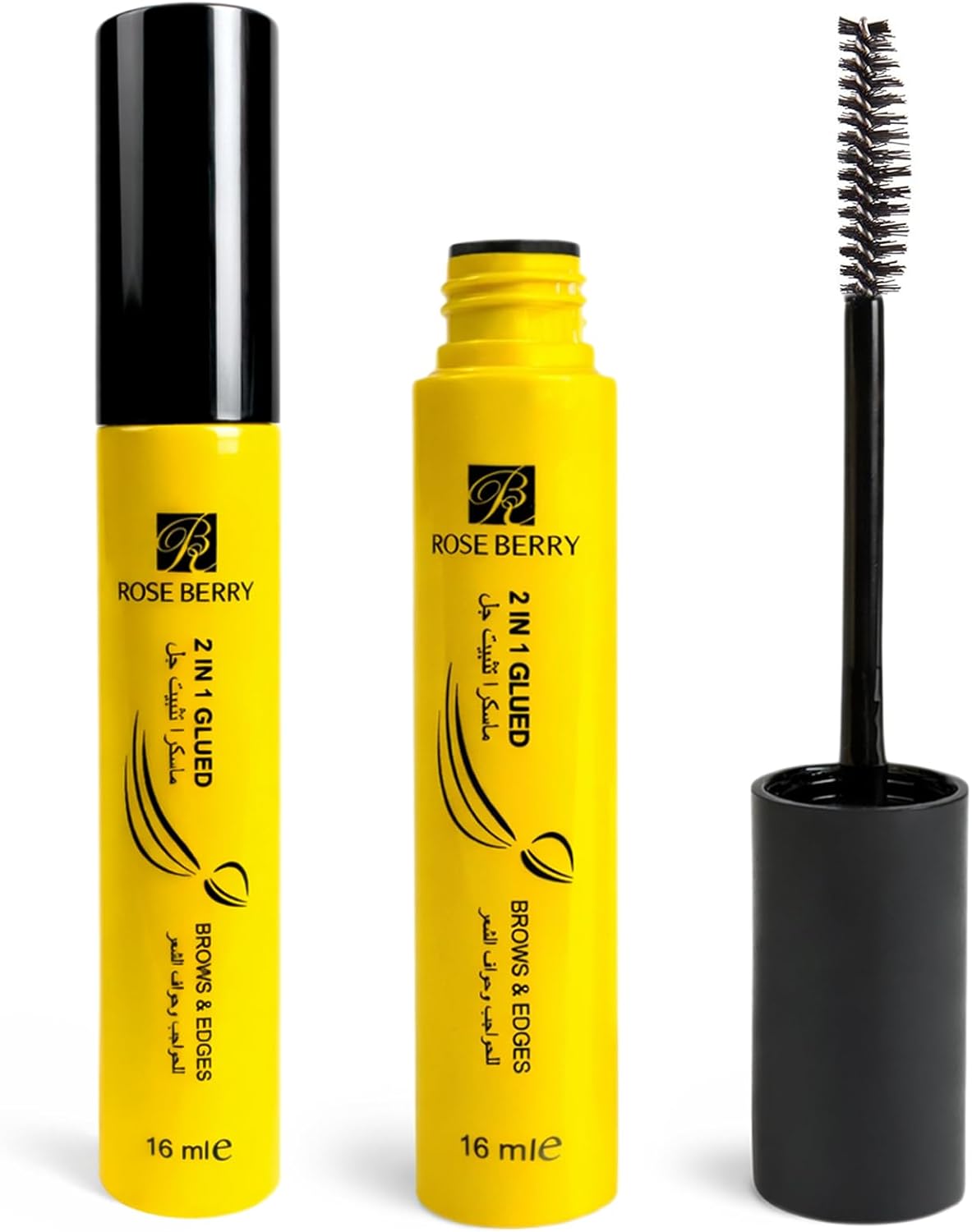 Brow Gel, Glued Brow & Edge Gel, 2 IN 1, Long Lasting, 16, Model RB-ES0866