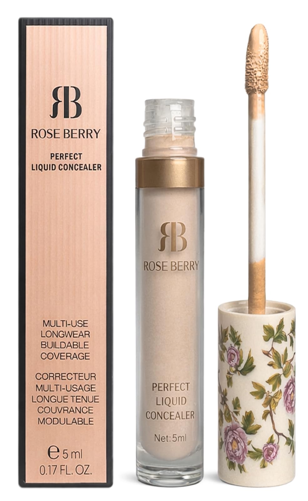 Liquid Color Corrector Concealer, Multi Use, Longwear with, Model RB-CL1170