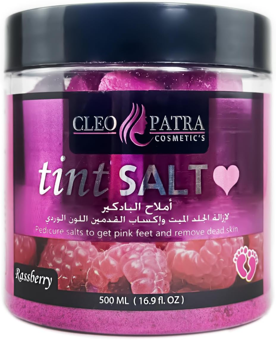 Exfoliating Salt, Tint Salt, Pedicure, To Get Pink Feet & Remove, Clean Kit