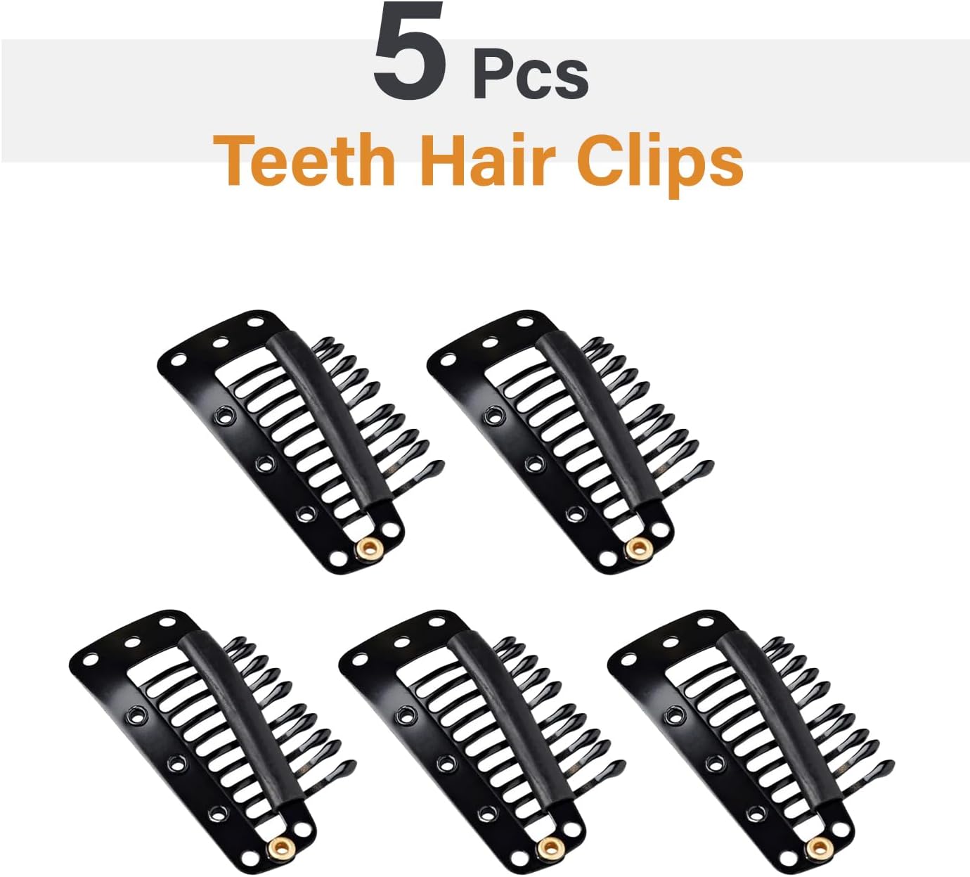 Hair Clips, For Natural Look Hair Wig & Hair Extensions, 3.5CM X 2CM