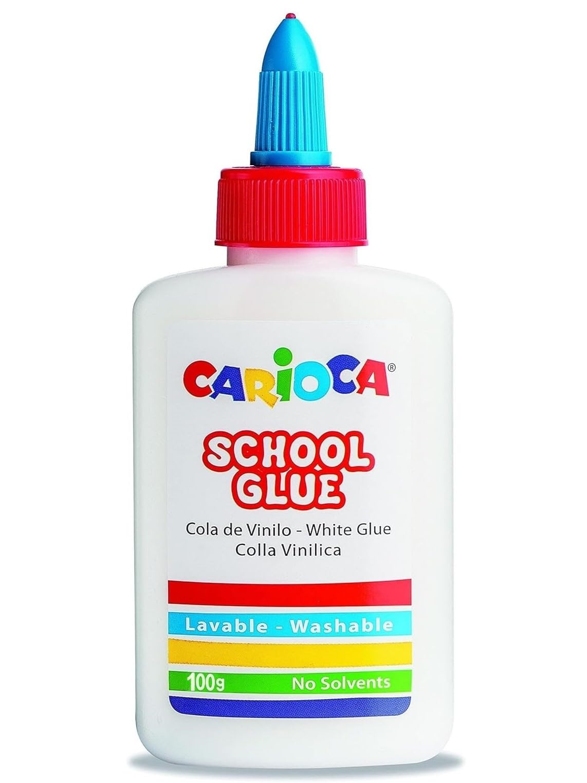 Craft Glue, Washable School Glue, White, Solvent Free with Practical Design