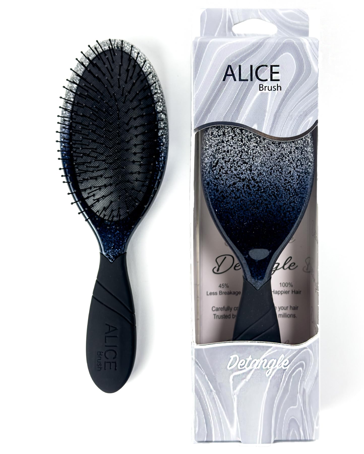 Detangling Hair Brush, Detangling Brush With Soft Bristles for Everyday Use