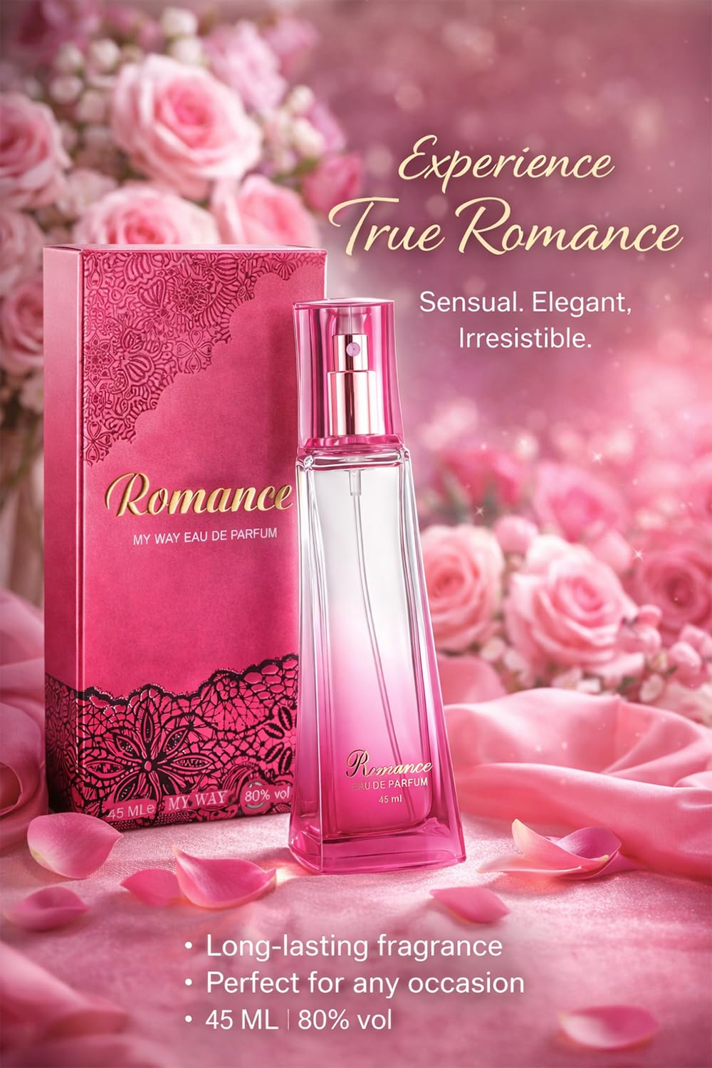 Eau De Toilette Spray, Perfume, Romance, Eau De Parfum, Long for Clean Care