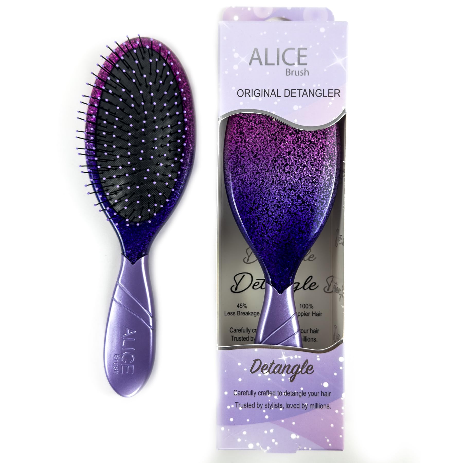 Detangling Hair Brush, Detangling Brush With Soft Bristles for Everyday Use