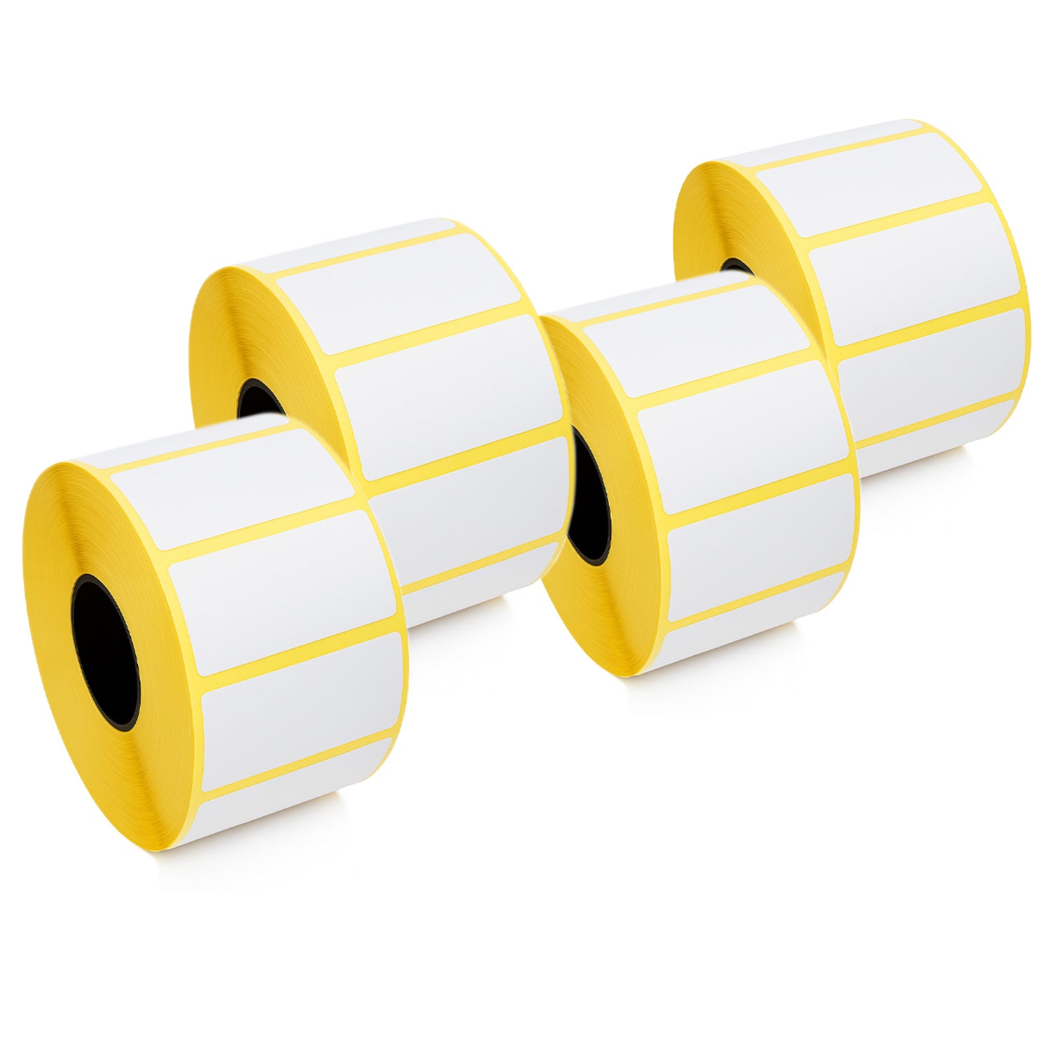 Labels, Set Of 4 Roll Size 2.5 CM X 5 CM, Easy Peel & Labeling for Easy Kit