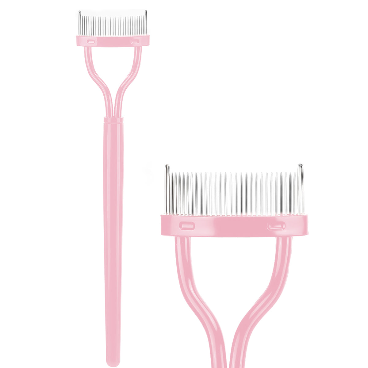 Eyelash Curler and Mascara Comb Tool, Eyelash Separator Comb for Clean Care