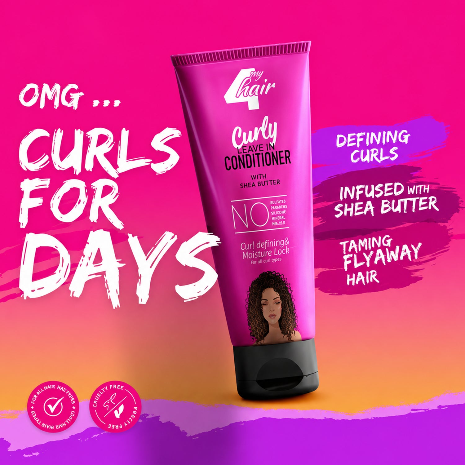 Leave-In Treatment, Conditioner, Leave In With Shea Butter for Everyday Use
