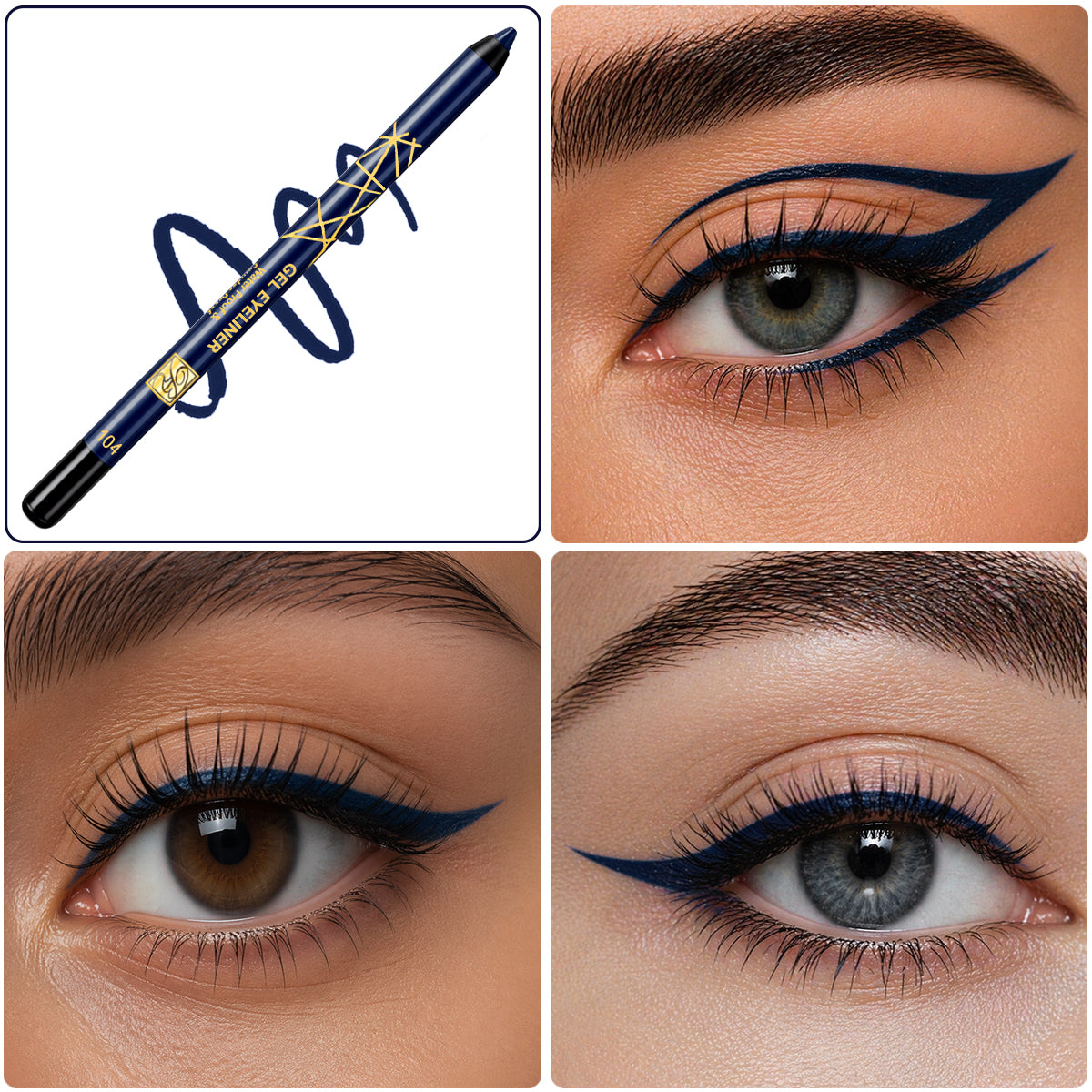 Waterproof Gel Eyeliner Pencil, Waterproof & Smudge Proof, Model RB-0922
