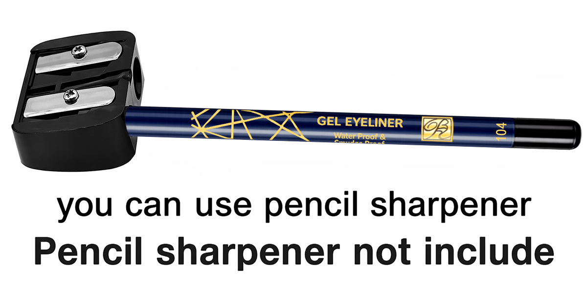 Waterproof Gel Eyeliner Pencil, Waterproof & Smudge Proof, Model RB-0922
