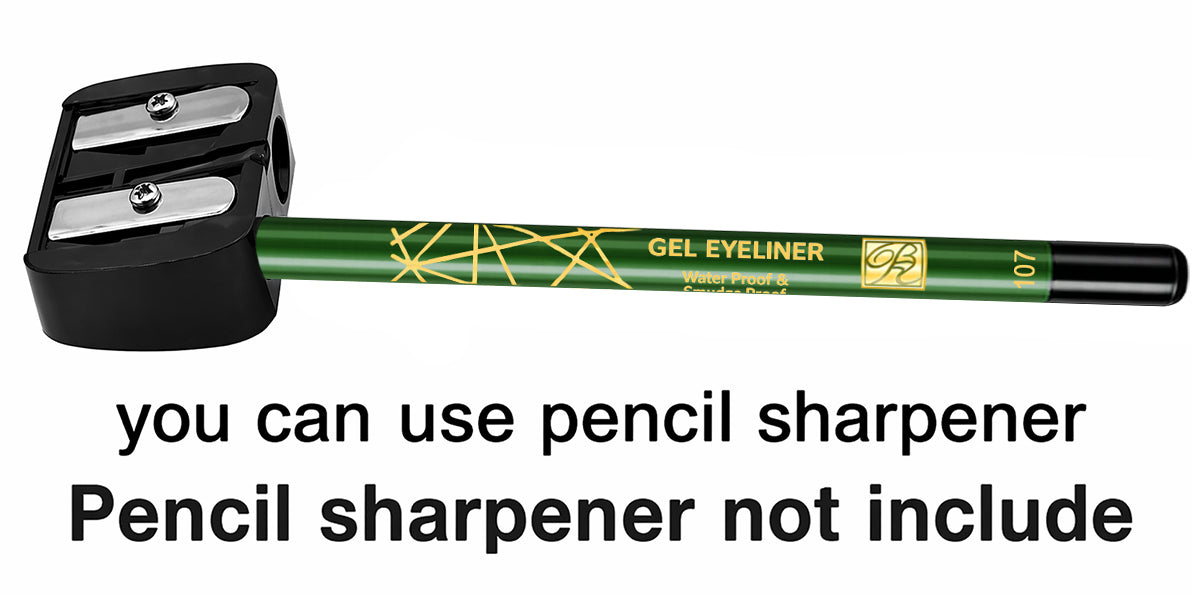 Waterproof Gel Eyeliner Pencil, Waterproof & Smudge Proof, Model RB-0922