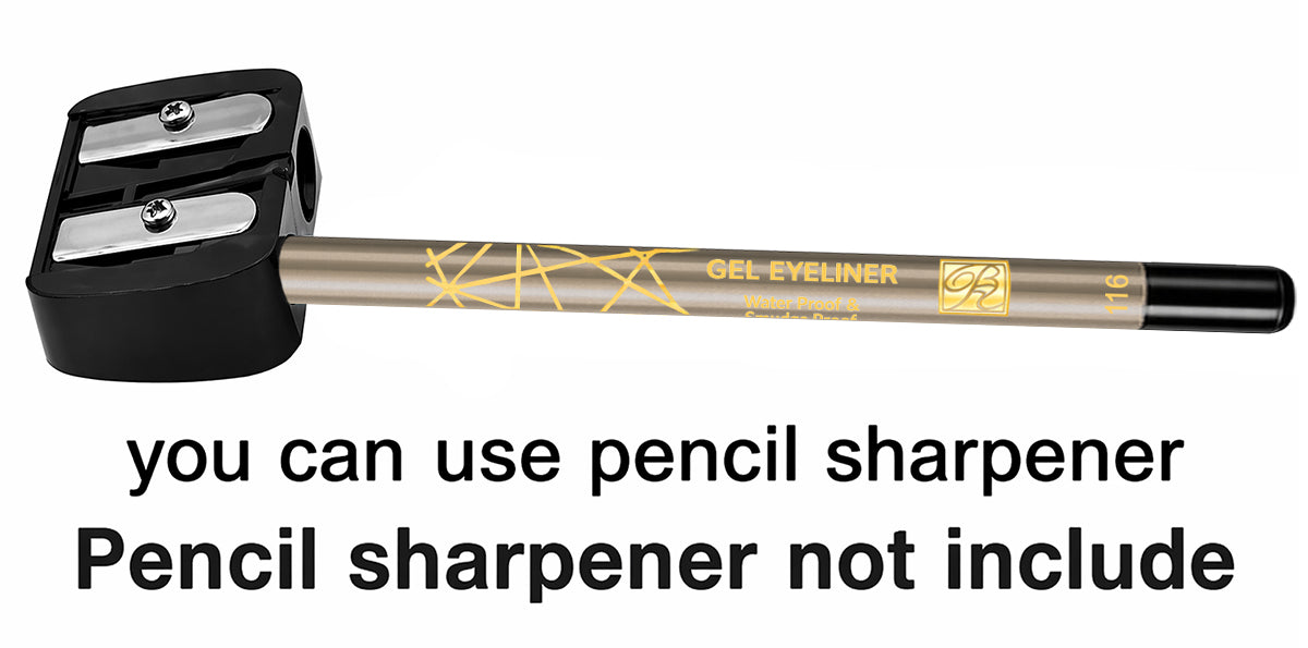 Waterproof Gel Eyeliner Pencil, Waterproof & Smudge Proof, Model RB-0922