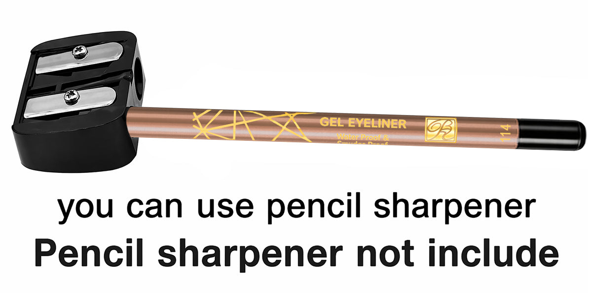 Waterproof Gel Eyeliner Pencil, Waterproof & Smudge Proof, Model RB-0922