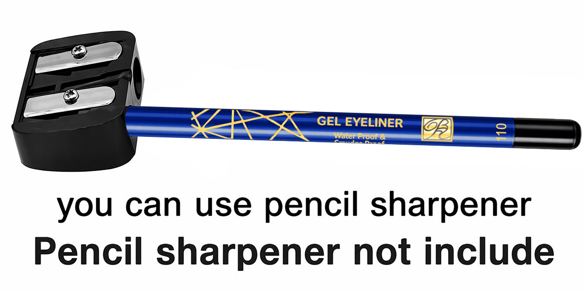 Waterproof Gel Eyeliner Pencil, Waterproof & Smudge Proof, Model RB-0922