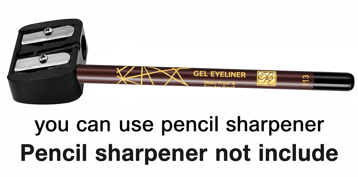 Waterproof Gel Eyeliner Pencil, Waterproof & Smudge Proof, Model RB-0922