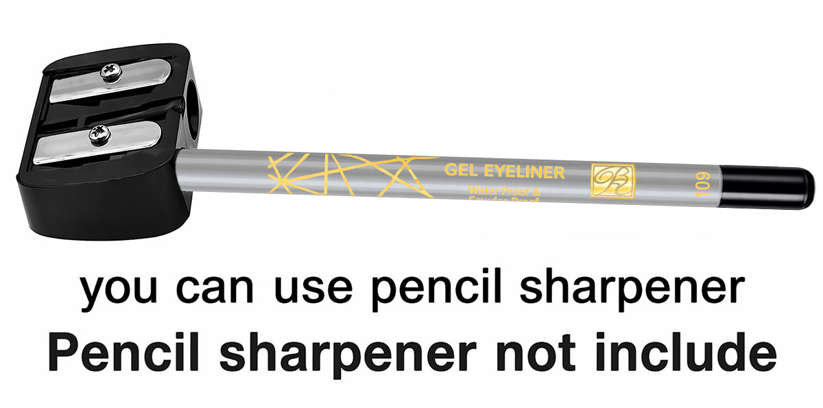 Waterproof Gel Eyeliner Pencil, Waterproof & Smudge Proof, Model RB-0922