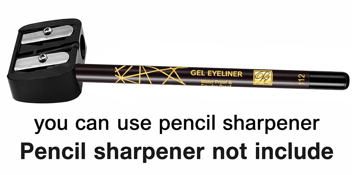 Waterproof Gel Eyeliner Pencil, Waterproof & Smudge Proof, Model RB-0922