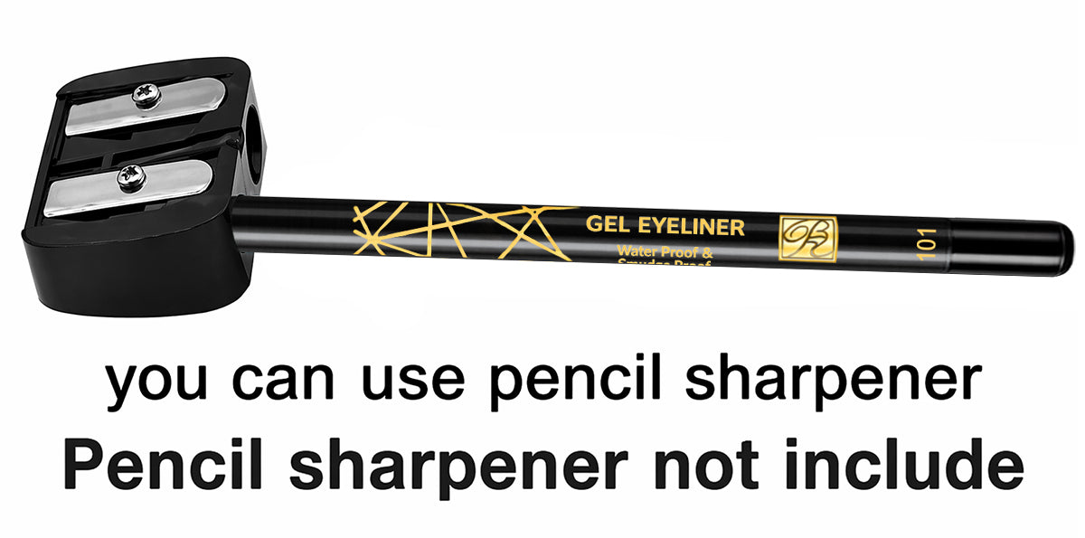 Waterproof Gel Eyeliner Pencil, Waterproof & Smudge Proof, Model RB-0922