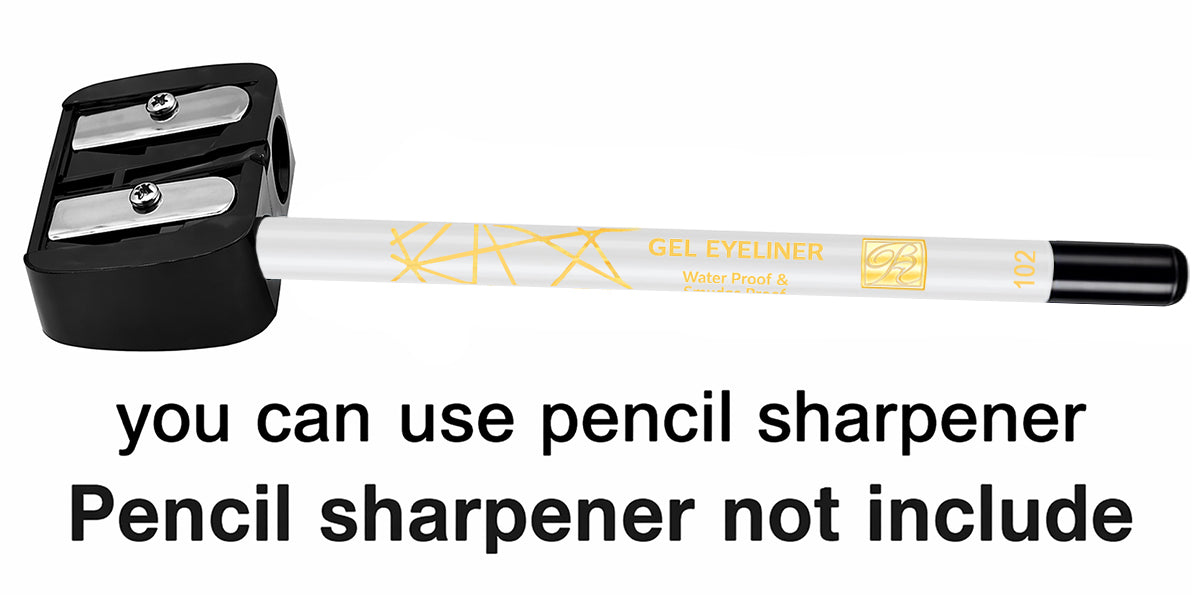 Waterproof Gel Eyeliner Pencil, Waterproof & Smudge Proof, Model RB-0922