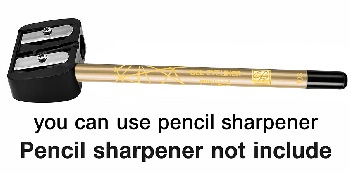 Waterproof Gel Eyeliner Pencil, Waterproof & Smudge Proof, Model RB-0922