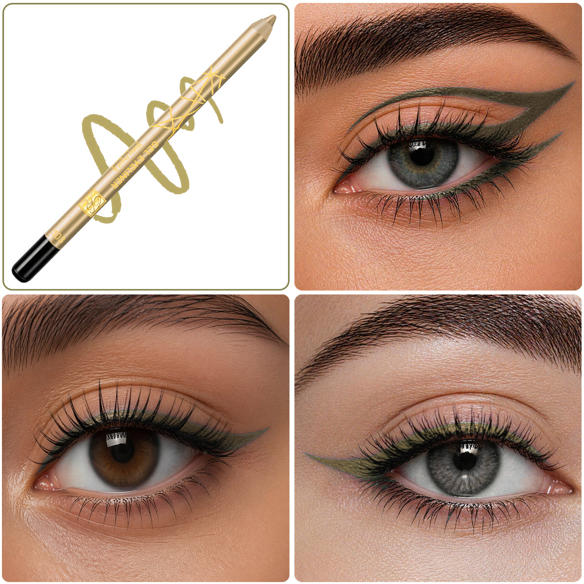 Waterproof Gel Eyeliner Pencil, Waterproof & Smudge Proof, Model RB-0922