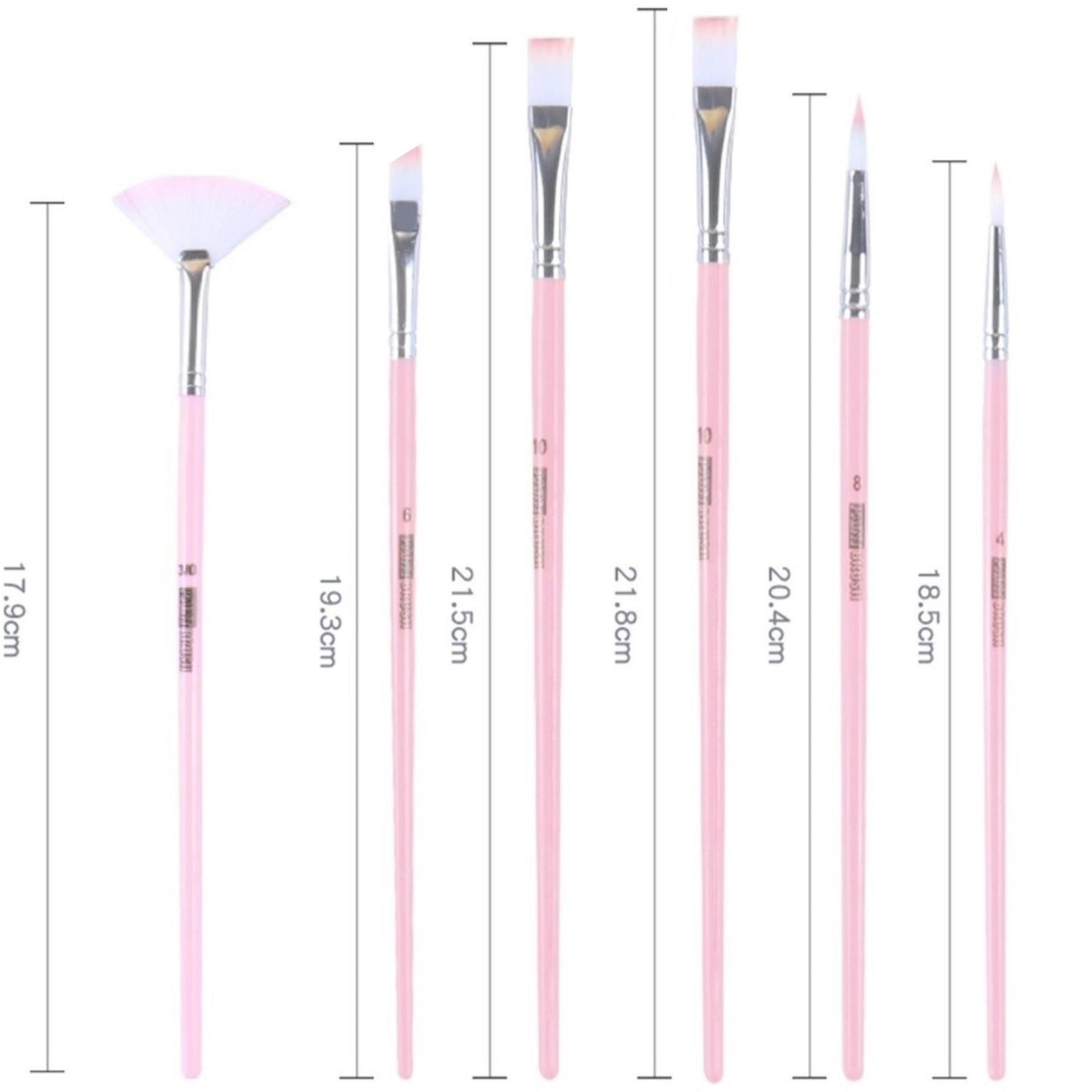 Paint Brush Set, Multi-Shape Brushes, Acrylic, Watercolor for Daily Routine