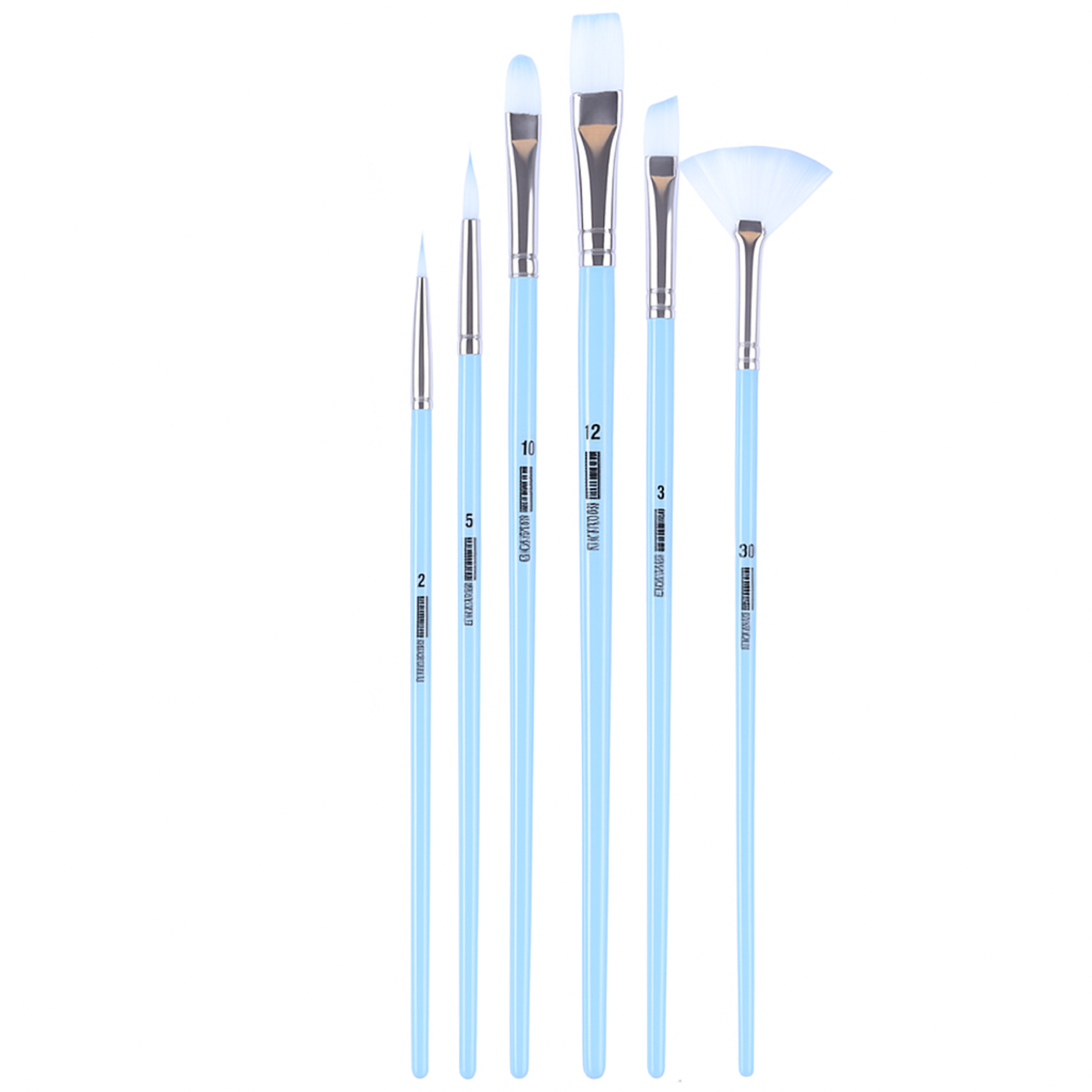 Paint Brush Set, Multi-Shape Brushes, Acrylic, Watercolor for Daily Routine