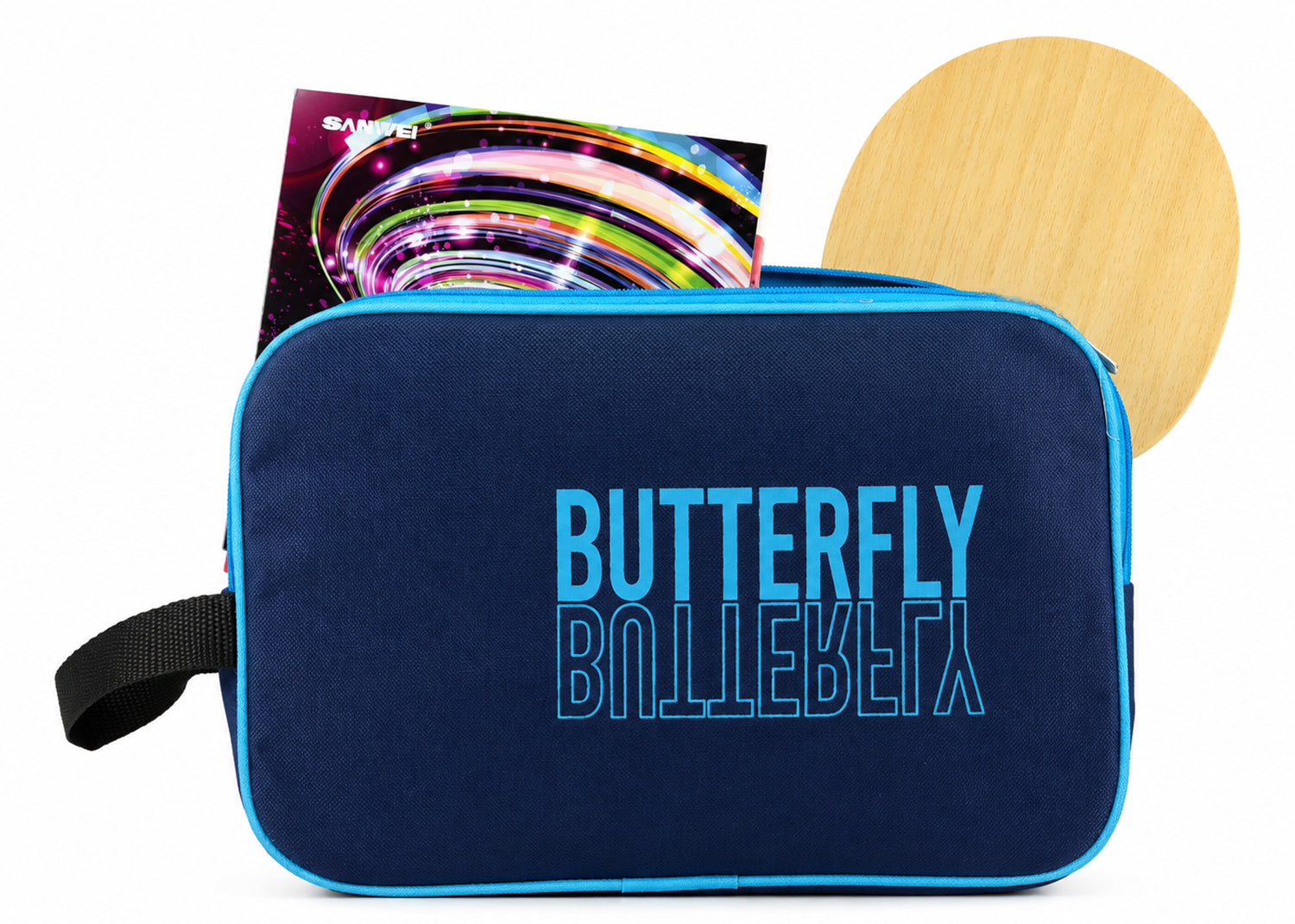 Portable Table Tennis Paddle Case With Zipper & Side Handle