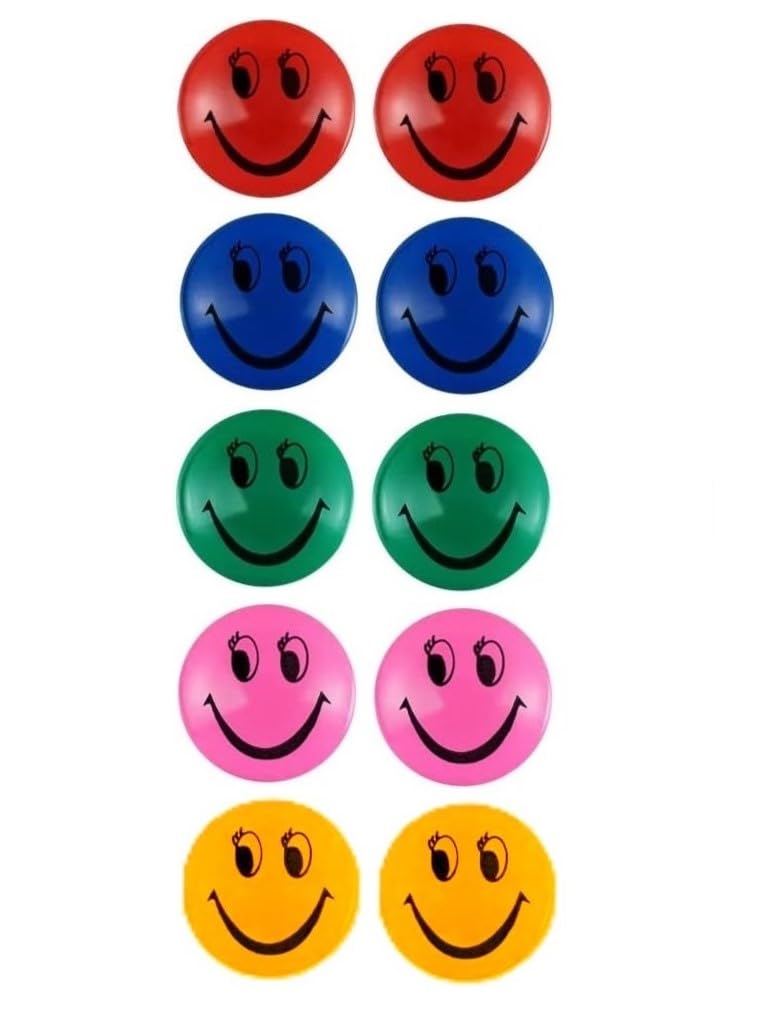Fridge Magnets, Colorful Magnets, Round for School, Office, and Daily Notes