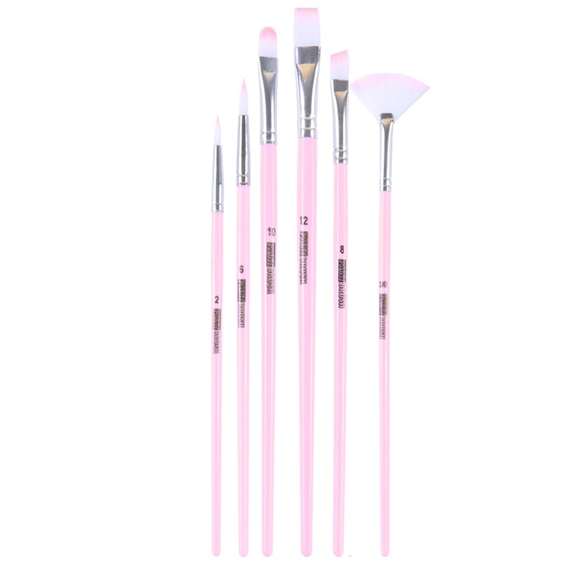 Paint Brush Set, Multi-Shape Brushes, Acrylic, Watercolor for Daily Routine
