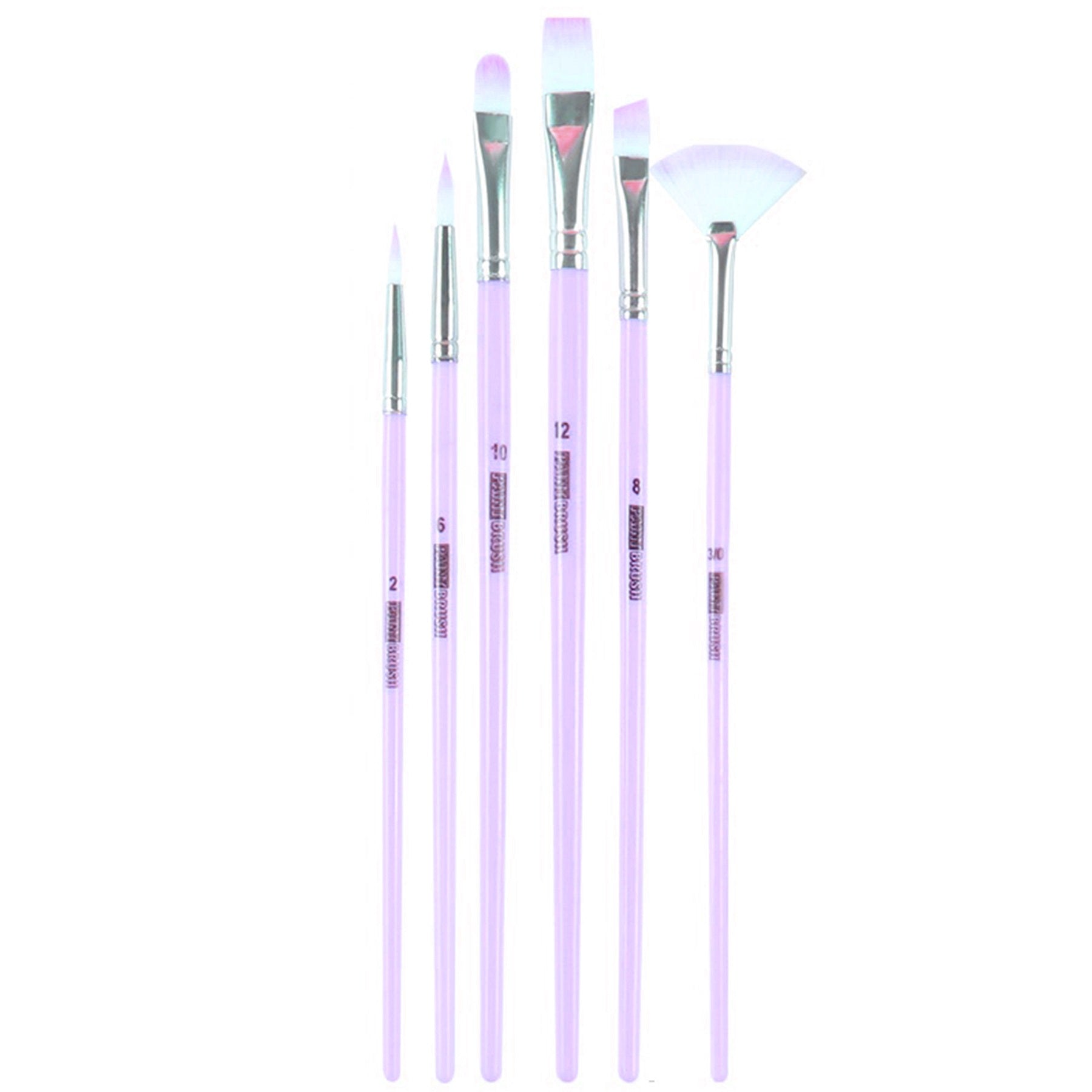 Paint Brush Set, Multi-Shape Brushes, Acrylic, Watercolor for Daily Routine