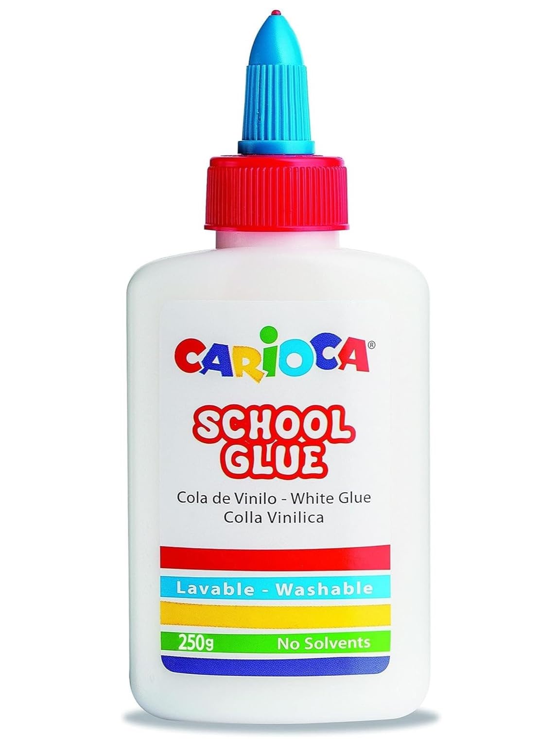 Craft Glue, Washable School Glue, White, Solvent Free with Practical Design