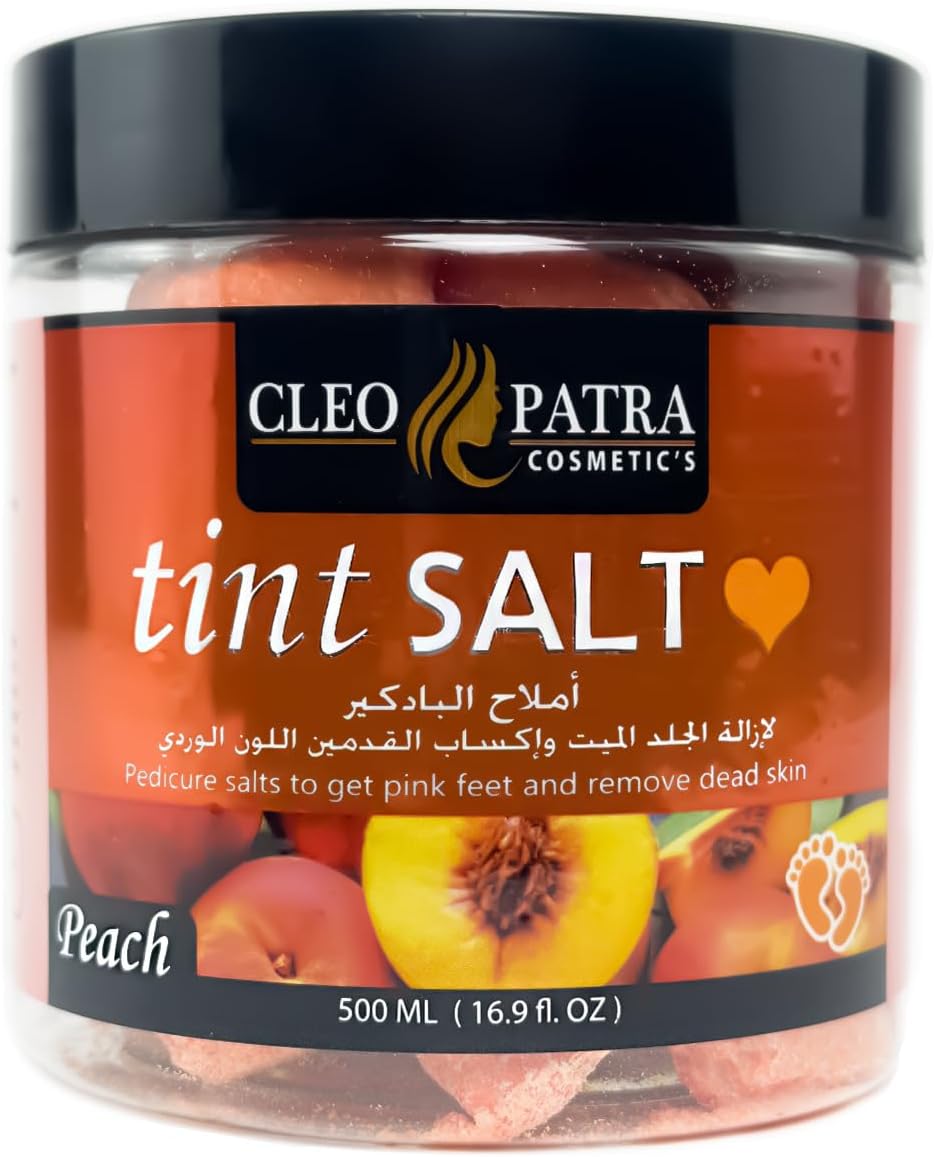 Exfoliating Salt, Tint Salt, Pedicure, To Get Pink Feet & Remove, Clean Kit