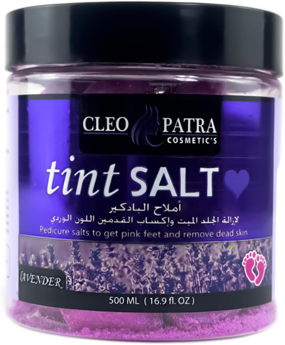 Exfoliating Salt, Tint Salt, Pedicure, To Get Pink Feet & Remove, Clean Kit