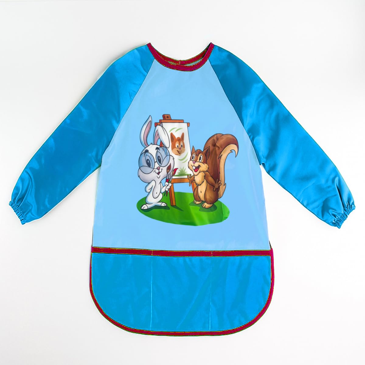 Kids Art Apron, Plain Coloring Apron, Children, 50CM X 40CM for Clean Style