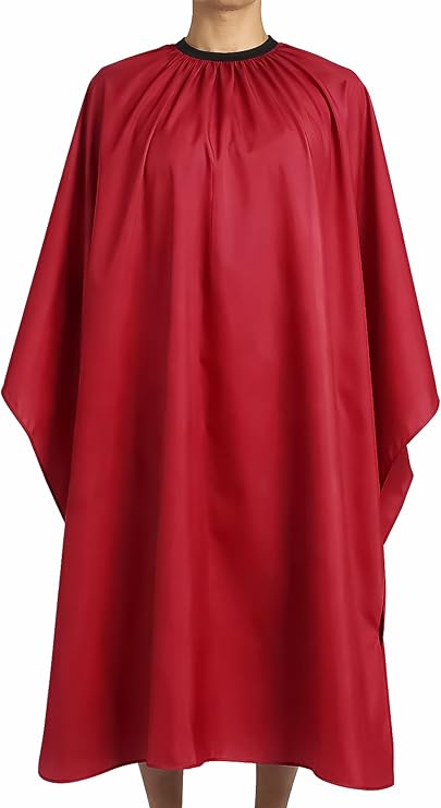 Shaving Apron, Barber Hair Cutting Cape, Waterproof Haircut, Full Length Hairdressing Gown