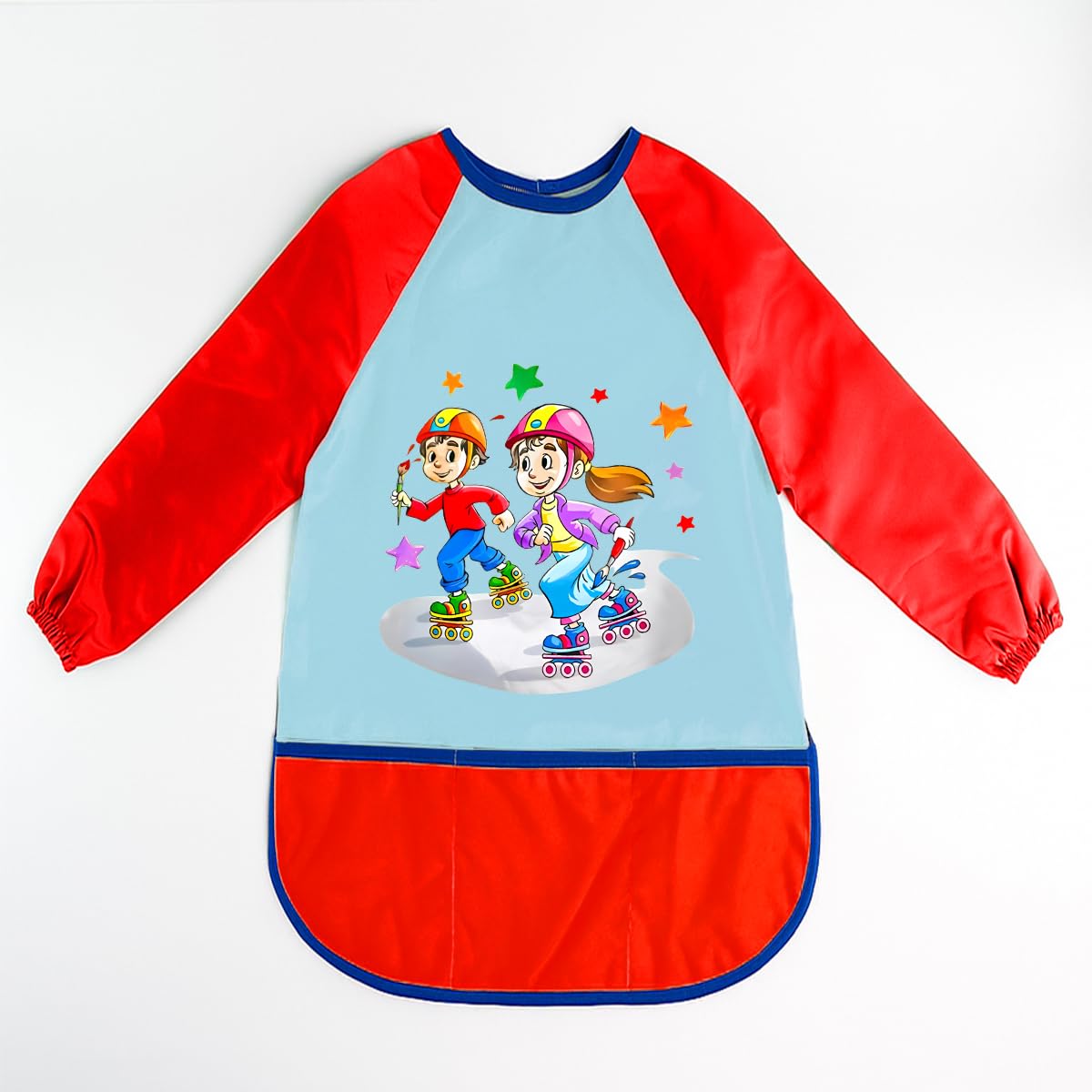 Kids Art Apron, Plain Coloring Apron, Children, 50CM X 40CM for Clean Style