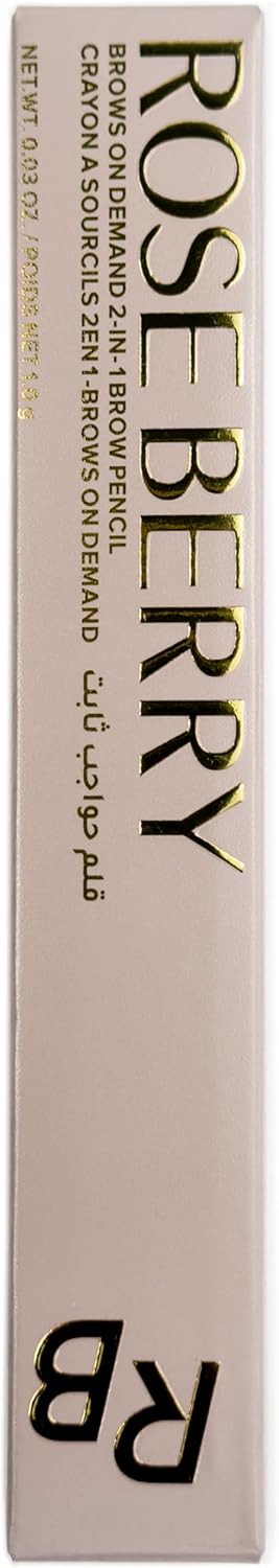 Brow Pencil, Brows On Demand 2-IN-1, Precise Shaping, Long, Model RB-EB0863