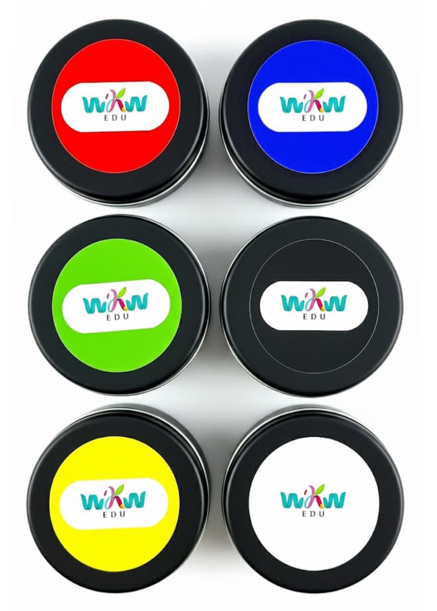 Face Paint Kit, Set Of 6 Different, 20ML For Each Jar with Practical Design