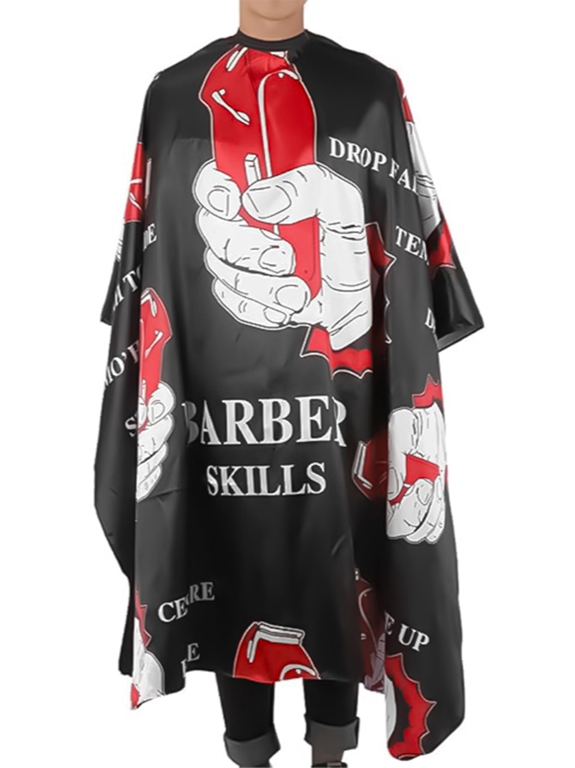 Shaving Apron, Barber Hair Cutting Cape, Waterproof Haircut, Full Length Hairdressing Gown