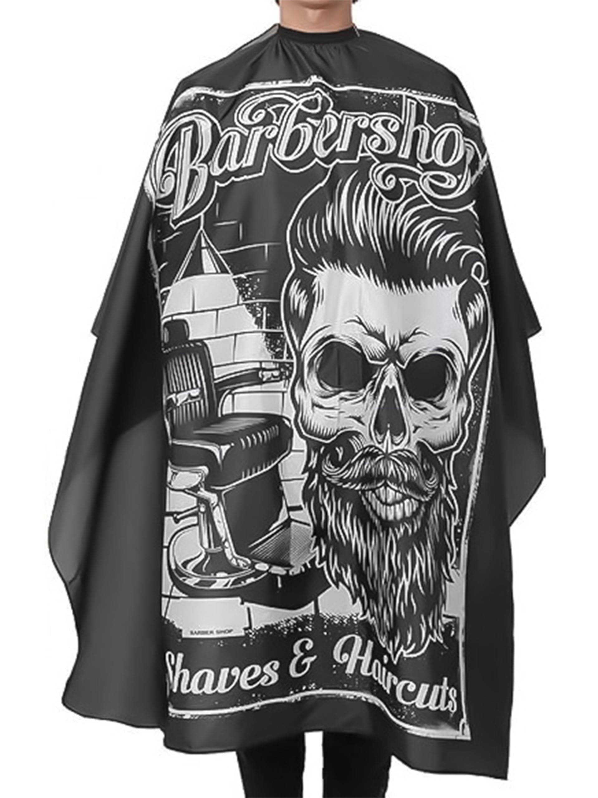 Shaving Apron, Barber Hair Cutting Cape, Waterproof Haircut, Full Length Hairdressing Gown
