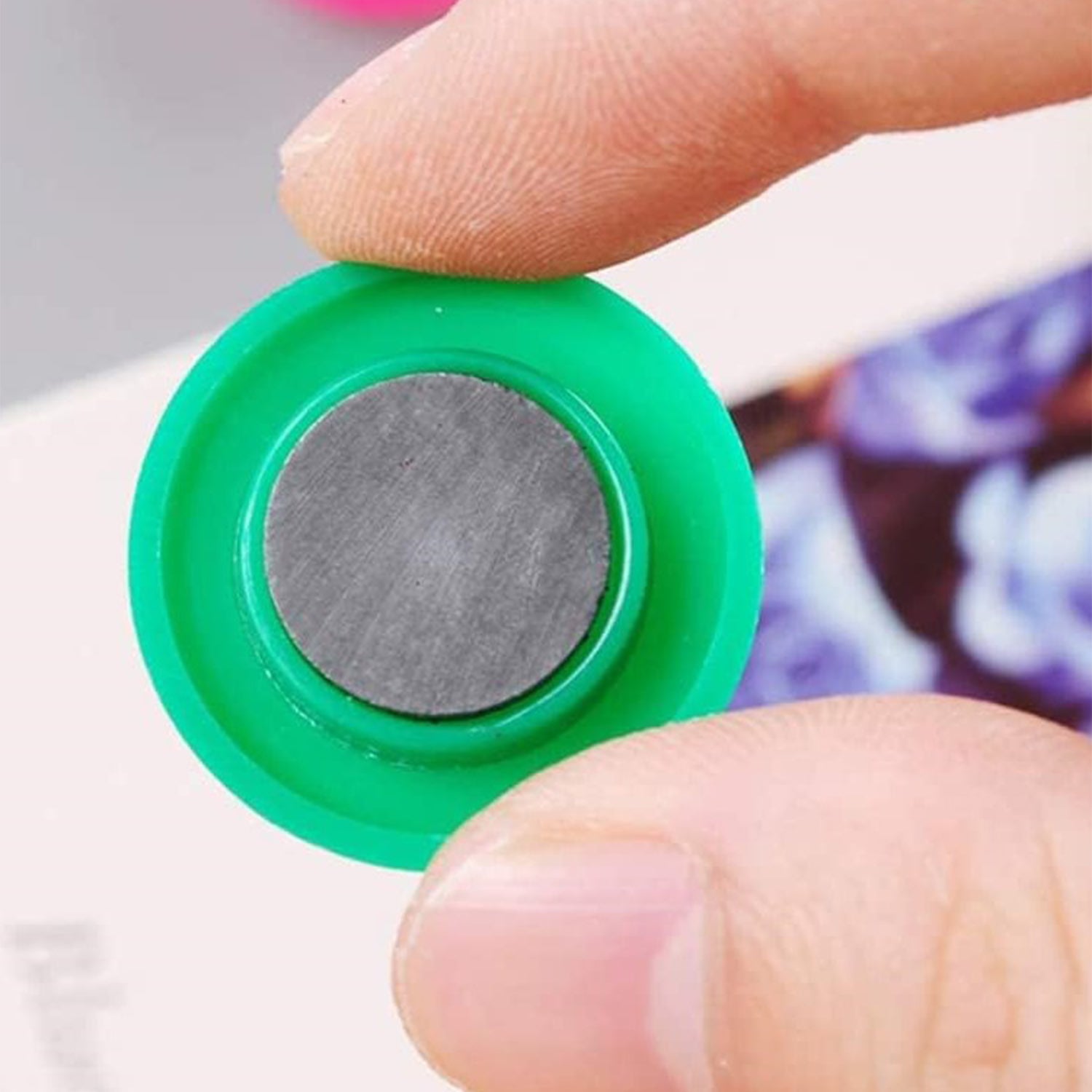 Fridge Magnets, Colorful Magnets, Round for School, Office, and Daily Notes