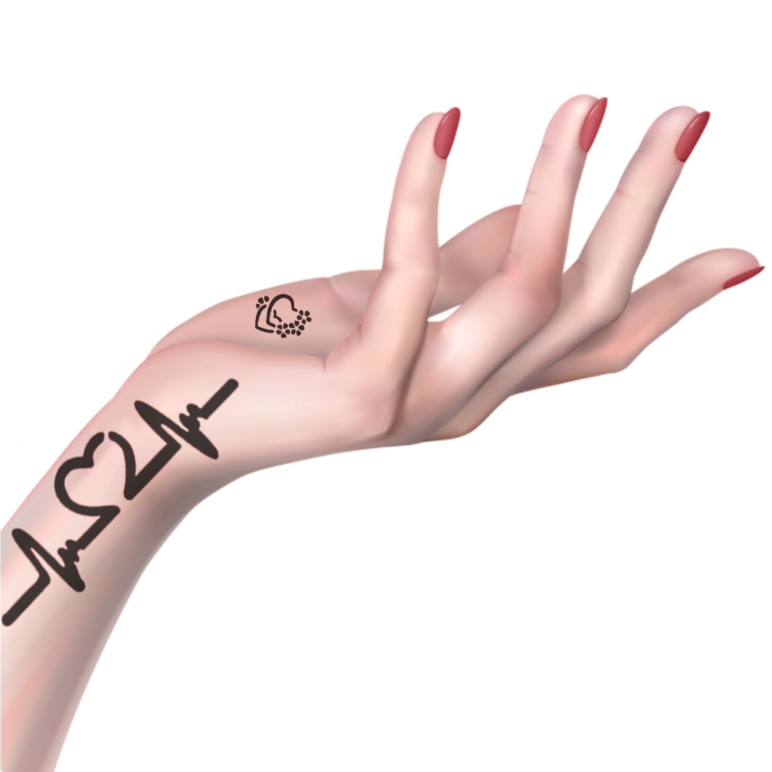 Tattoos Henna, Stickers, Different Shapes & Sizes, Practical Reliable Design