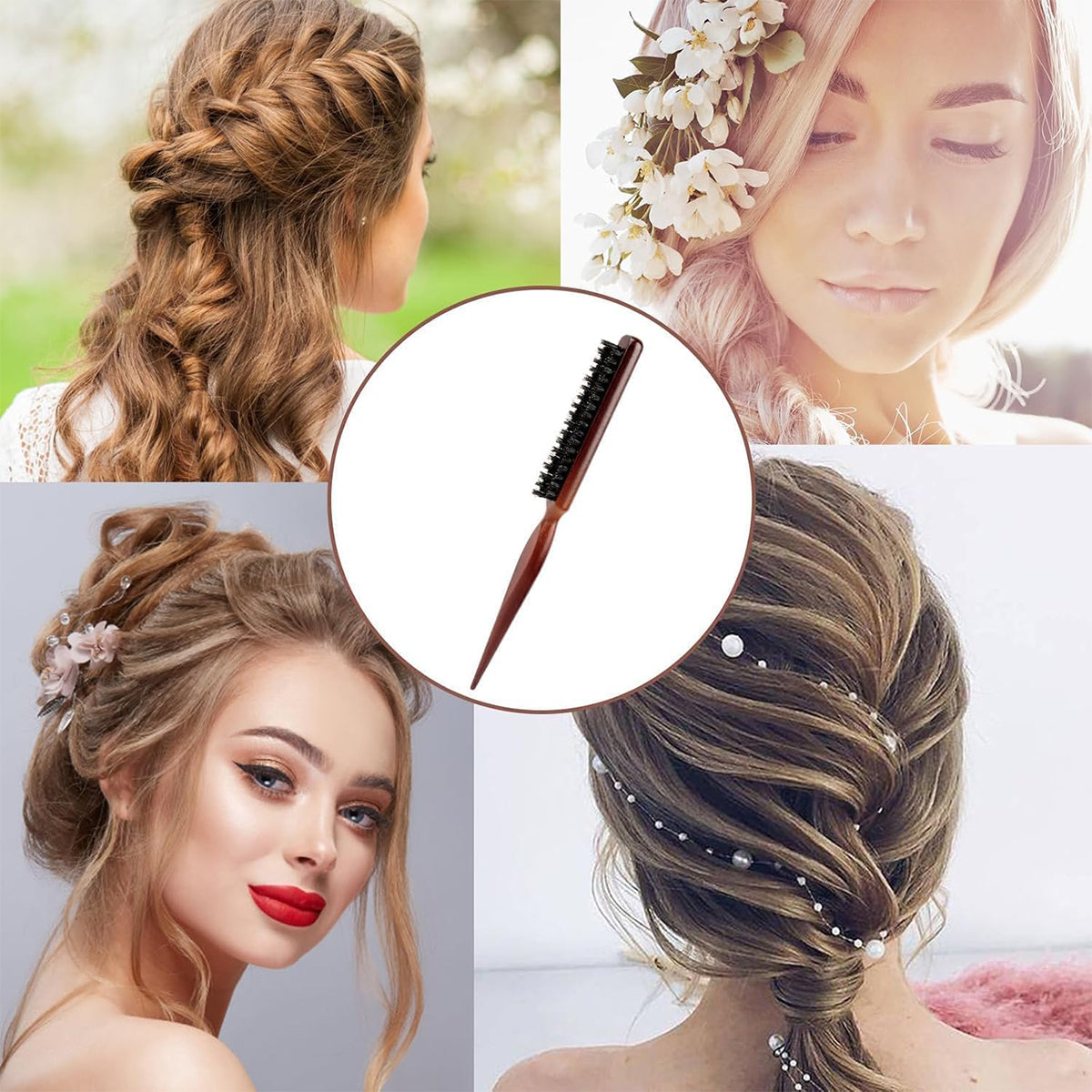 Detangling Hair Brush, Gentle Hair Styling Brush for Easy Hair Care Routine