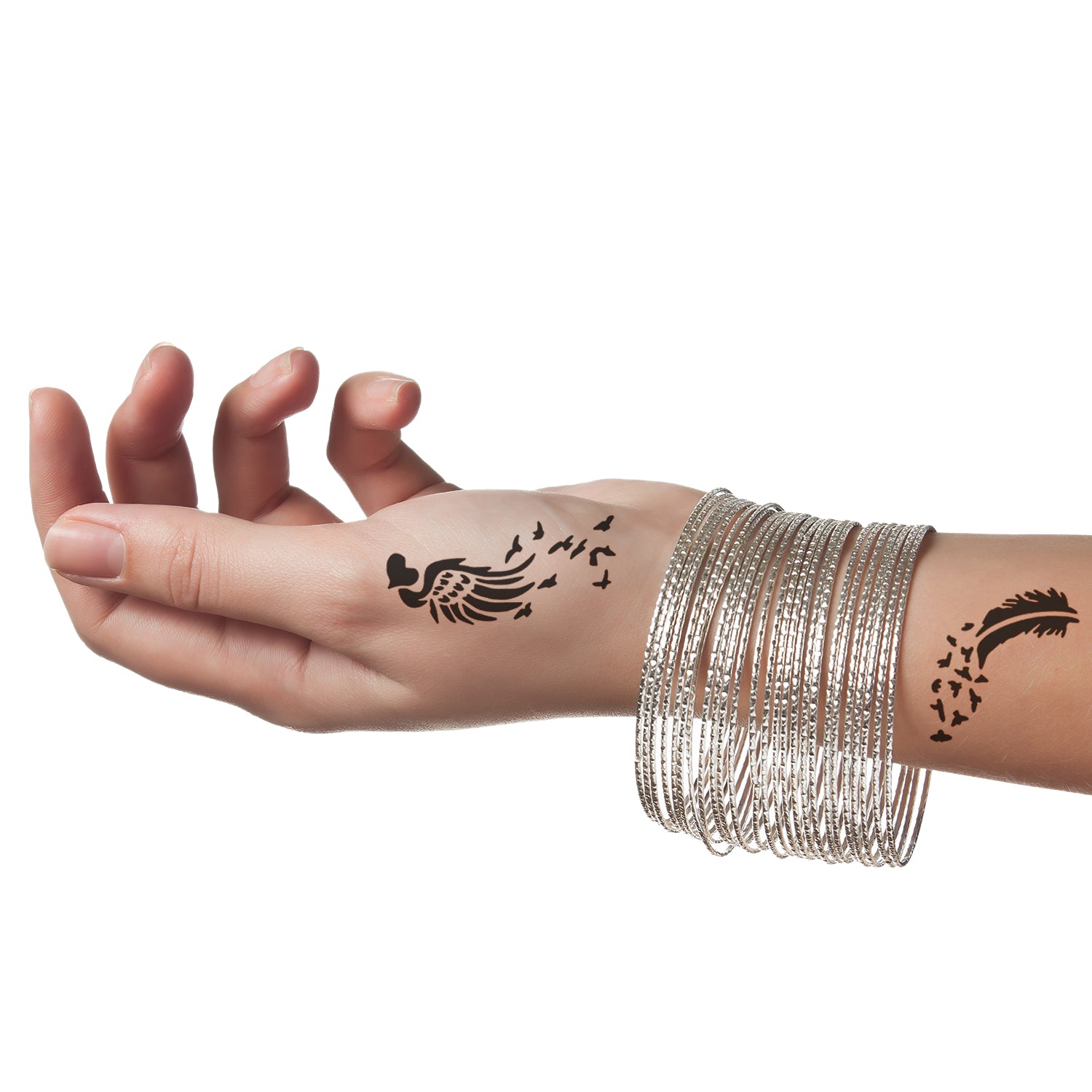Tattoos Henna, Stickers, Different Shapes & Sizes, Practical Reliable Design